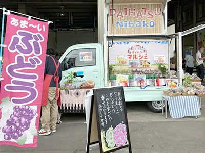 Nibako 出店の様子